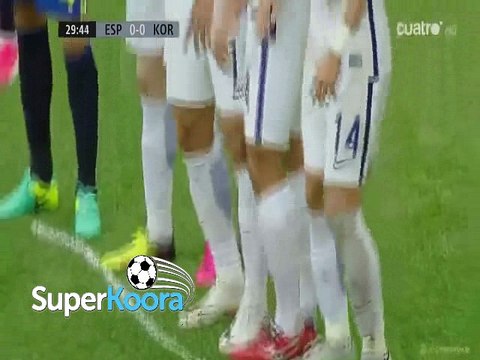 اهداف مباراة ( اسبانيا 6-1 كوريا الجنوبية ) مباراة ودية