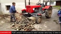Traktörle Odun Nasıl Kesilir