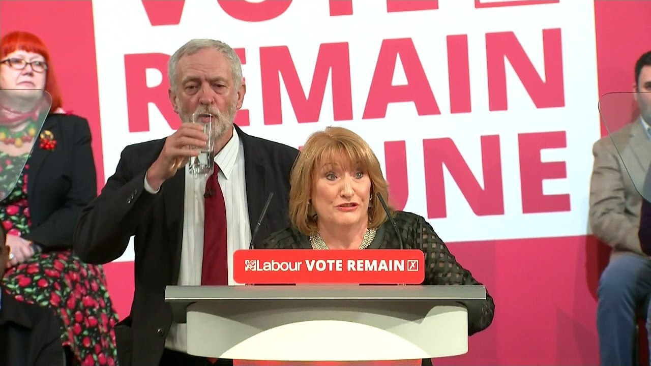 Corbyn supporters hiss BBC's Laura Kuenssberg