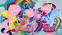 Peppa Pig Crying - My Little Pony Se Disfraza PERSONAJES | Peppa Pig en Espanol