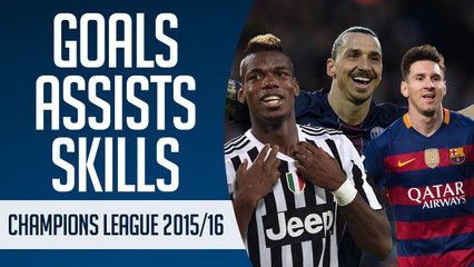 Best goals, assists and skills | Champions League 2015/16