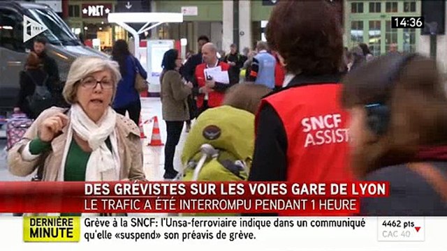 Loi travail - Le blocage des manifestants Gare de Lyon levé - Le trafic reprend progressivement