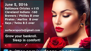 Baltimore Orioles +115 |  Sports Betting Picks. MLB Baseball for Thursday, June 2, 2016.
