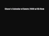 Read Chase's Calendar of Events 2008 w/CD-Rom Ebook Free