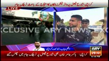 Association of Water Tankers continues protest in Karachi, Shahrae Faisal blocked