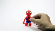 Spiderman Peppa Pig Mickey Mouse Stop Motion Play Doh Clay Animation [4K]