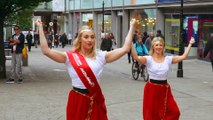 Cool surprise Greek dancing show in Manchester