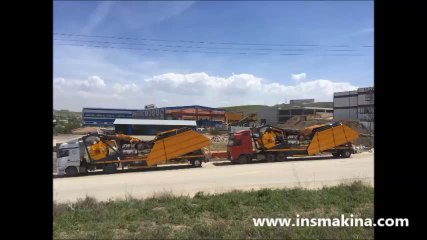 ins makina beton santralleri concrete batching plants Cezayir ECO 60 beton santrali sevkiyat