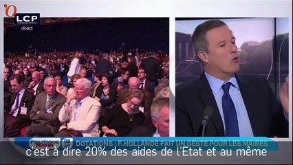 La colère de Nicolas Dupont-Aignan contre François Hollande
