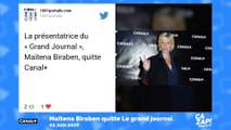 Maïtena Biraben quitte Le Grand Journal : qu'en disent les internautes ?
