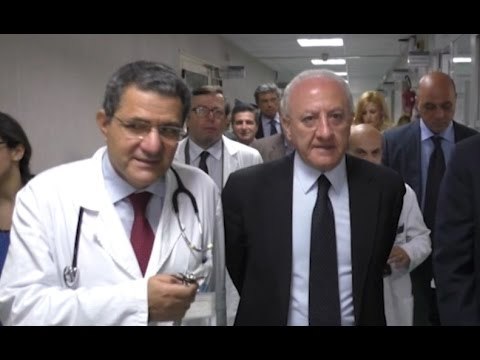 Napoli - Cardarelli, De Luca: Sparite le barelle nei corridoi (01.06.16)