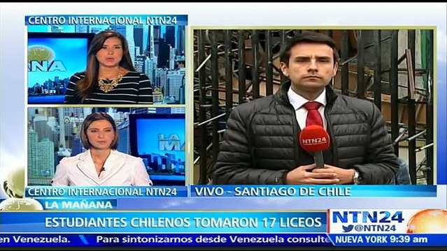 Estudiantes toman liceos en Santiago de Chile exigiendo gratuidad de la educación pública