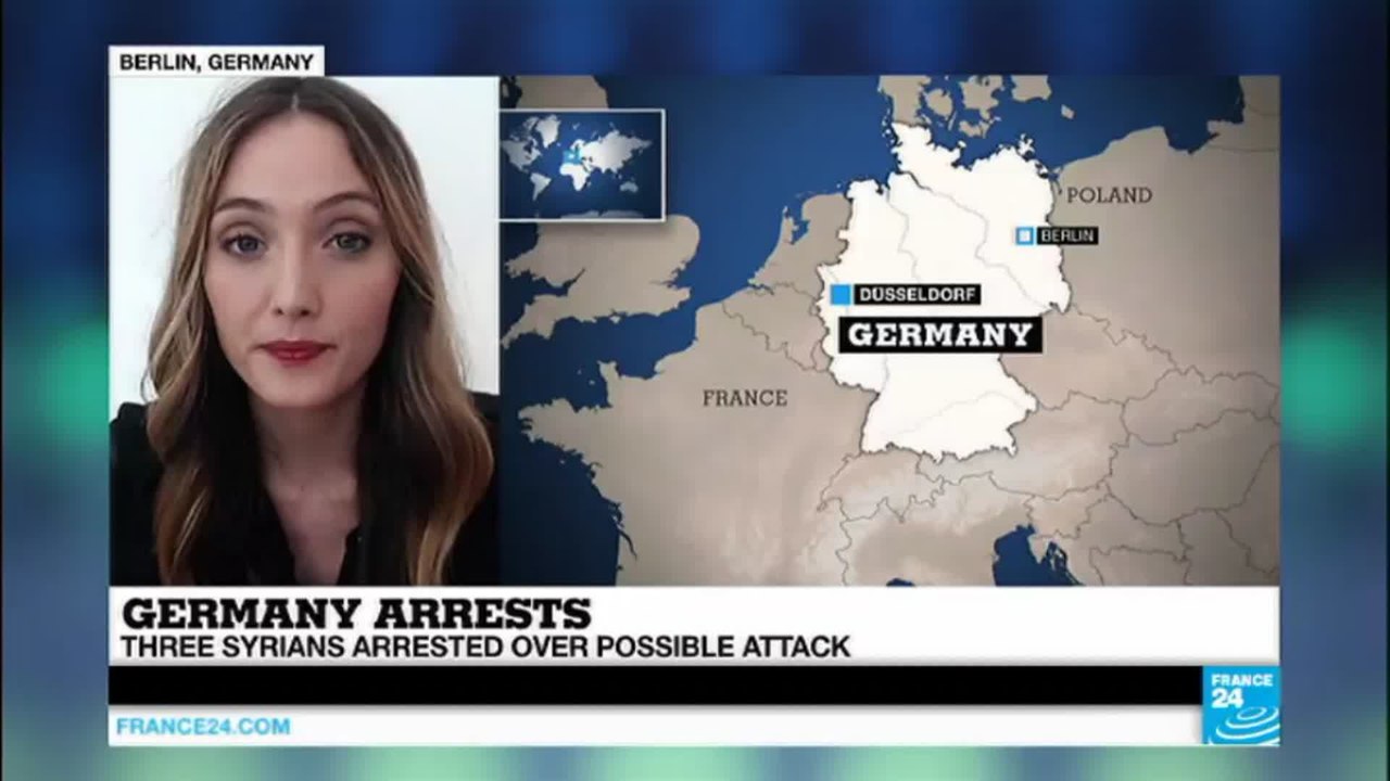 Germany : Three Syrians allegedly linked to Islamic state group arrested over possible terror attack