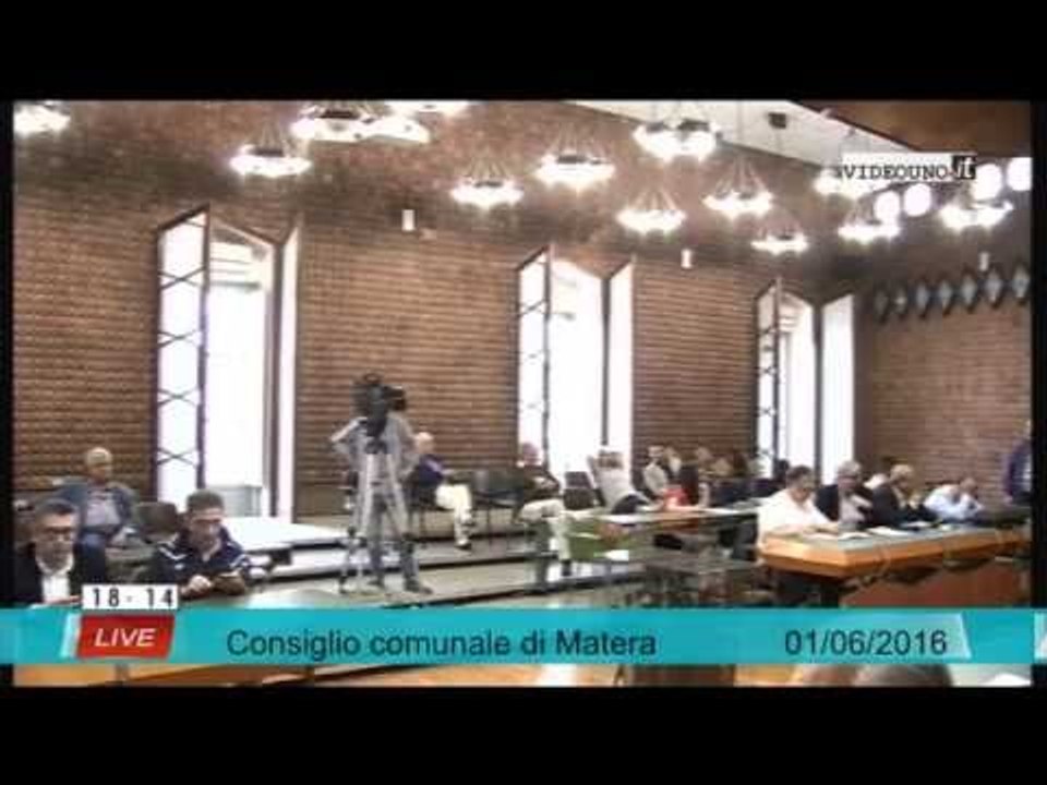 Matera consiglio comunale 01 giugno 2016