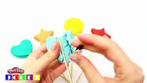 Comment Jouer Play-Doh Étoile, Coeurs et Fleurs Surprise Lollipops Shopkins Ben10