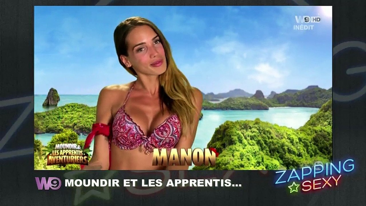 Le baiser fougueux entre Manon et Julien sur W9 !  - Zap Sexy Soft du 02/06/2016 par lezapping