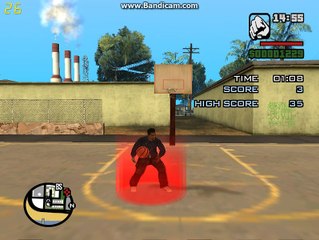 Basketball challenge in Grand Theft Auto San Andreas