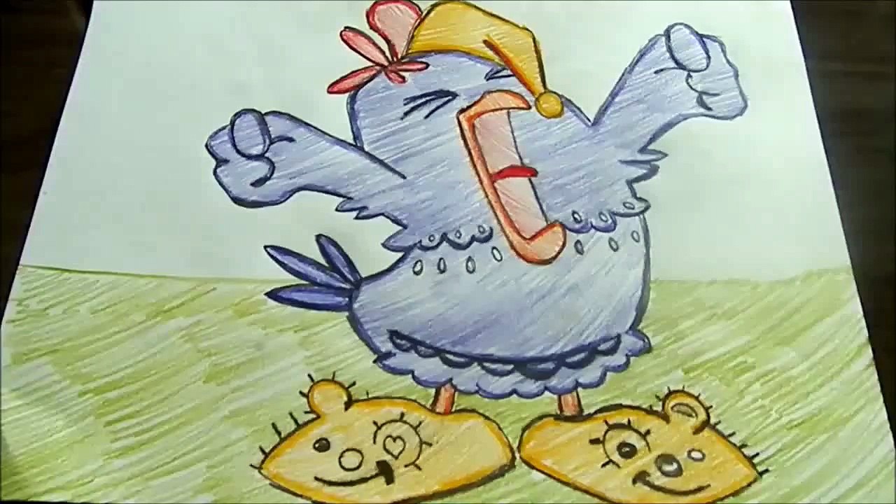 Galinha Pintadinha Completo - Galinha Pintadinha Acordando - Aprender Desenho 2015 Novo Desenho
