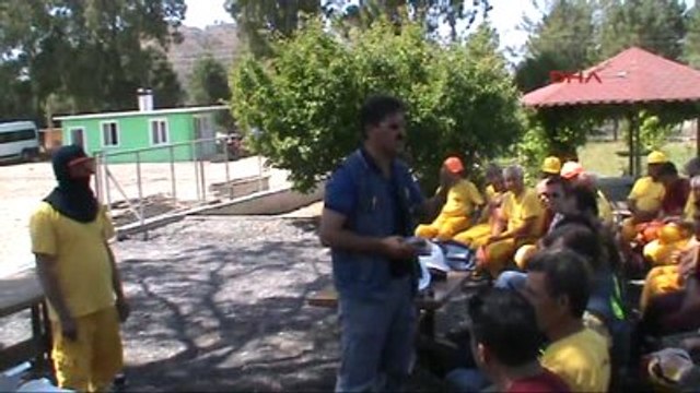 Dalaman'da Orman Personeline Eğitim ve Tatbikat