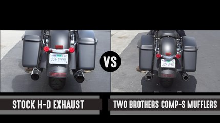 Download Video: Baggers Sound-Off: Two Brothers Comp-S Mufflers w/ Carbon Fiber Tip