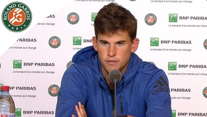 Roland-Garros 2016 - Conférence de presse Dominic Thiem - 1/4