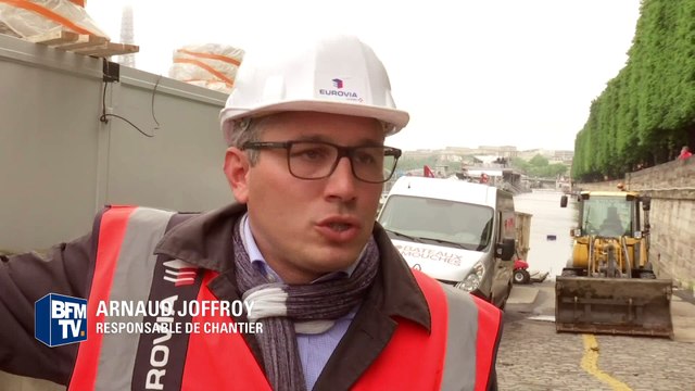 Inondations: A Paris, le zouave a les pieds dans l'eau