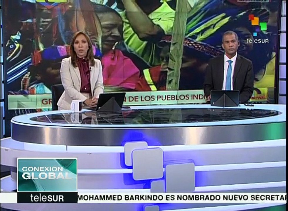 Pueblos originarios de Venezuela apoyan al presidente Nicolás Maduro