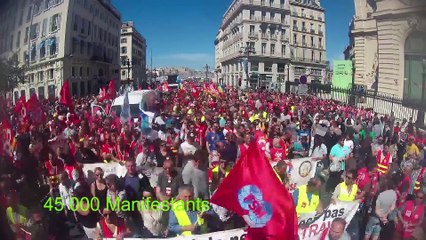 45 000 Manifestants à Marseille !!!