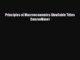 Read Principles of Macroeconomics (Available Titles CourseMate) E-Book Free
