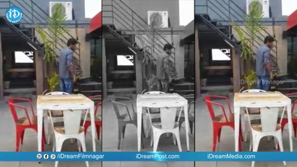 Sundeep Kishan Enjoying His Ride On Hoverboard