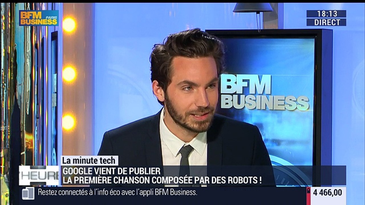 La Minute Tech: Google vient de publier la première chanson composée par ses robots - 02/06