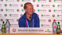 Roland-Garros 2016 Conférence de presse Bertens / 1/4