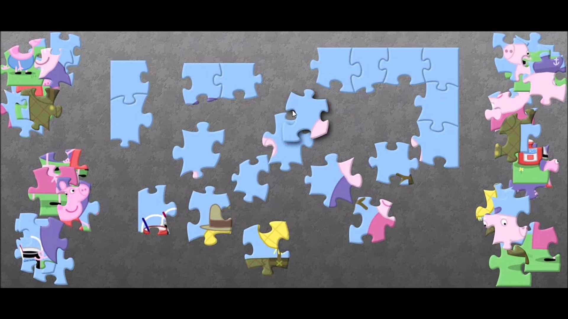 Peppa Pig George Pig Mama Pig Puzzle Game Rompecabezas Jigsaw
