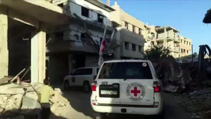 Siria: primer convoy de ayuda entró en asediada Daraya