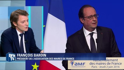 François Baroin: François Hollande "a compris le message" envoyé par les maires