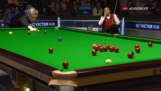DING Junhui 147 Maximum Break ᴴᴰ Vs Robertson , QF 2016 Welsh Open Snooker-)