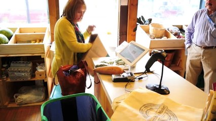 Customers Shop for Organic Food in Minnesota's First Unstaffed Grocery Store