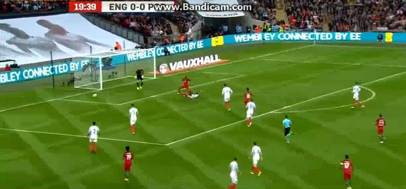Adrien Silva incredible MISS  - England 0-0 Portugal - 02-06-2016