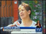 Operativo de limpieza de grafitis de la ciudad