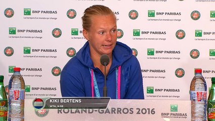 Roland-Garros - Bertens : "Des conditions difficiles"