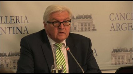 Canciller alemán destaca interés de Argentina en promover pacto Mercosur y UE