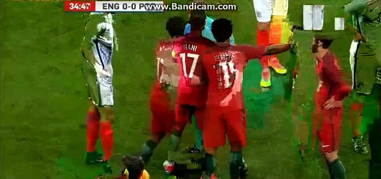 Bruno Alves Horror Foul - England 0-0 Portugal - 02-06-2016