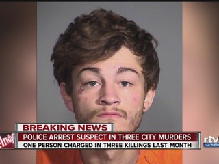 Police arrest suspect in three city murders