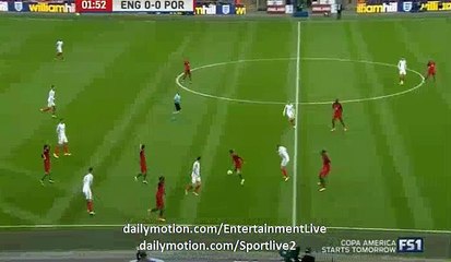 Jamie Vardy Goal England 1-0 Portugal Friendly