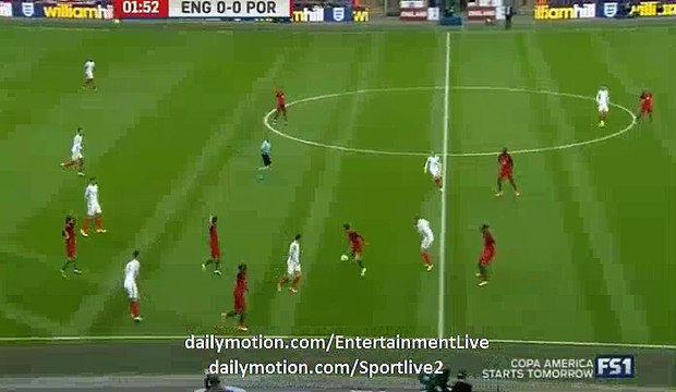 Jamie Vardy Goal England 1-0 Portugal Friendly