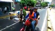 Así trancaron las calles del centro de Caracas por protestas