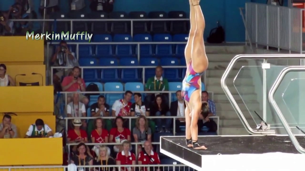 A young girl called Ingrid Oliveira do an awesome jump