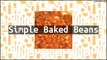 Recipe Simple Baked Beans