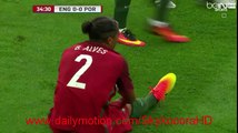 Coarse intervention and Red Card By Bruno Alves on Harry Kane VS England (2.6.2016)