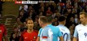 Danillo horror foulon Wayne Rooney YELLOW CARD- England 0-0 Portugal - 02-06-2016